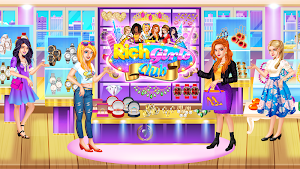 Rich Girls Shopping 🛍  - Cash Register Games Screenshot 2