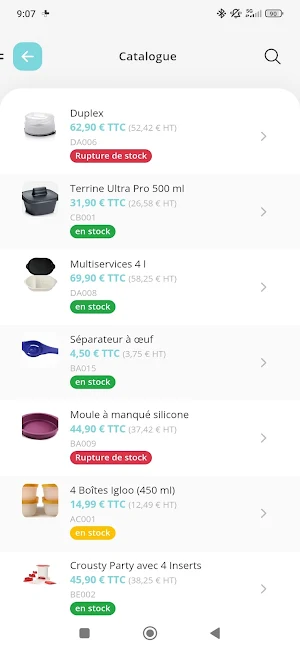 Tupperware France Screenshot 1