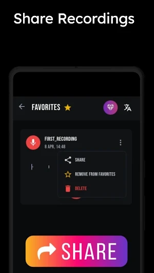 Voice Tap - Recorder Screenshot 3