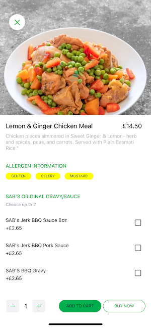 Sab's Jamaican Kitchen Screenshot 2
