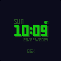Simple Pixel Art Watch Face
