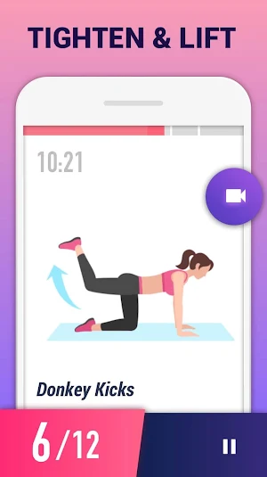 Buttocks Workout - Hips, Legs & Butt Workout Screenshot 1