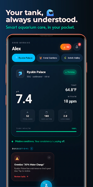 FinLog: Aquarium Tracker & Log Screenshot 0