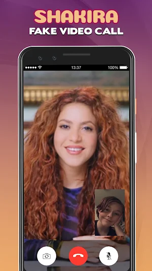 Chamada falsa de Shakira Screenshot 2
