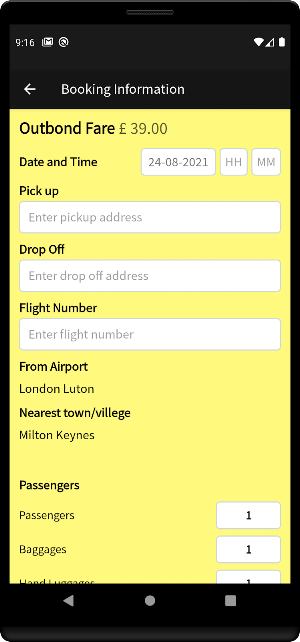 Airport Express MK LTD  -  Customer Screenshot 2
