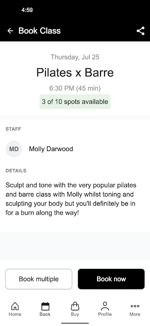 Sculpt and Sweat Studio Screenshot 2