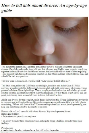 How to Tell Kids About Divorce Screenshot 2