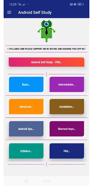 Android Self Study Screenshot 1
