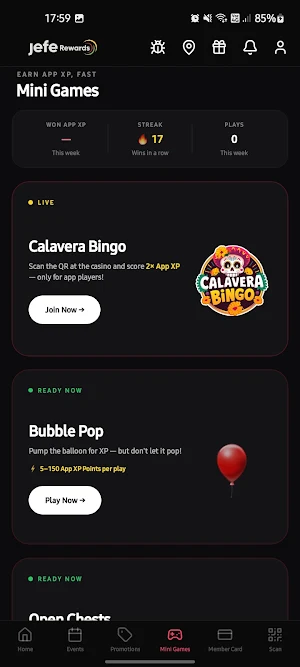 Jefe Rewards Screenshot 3