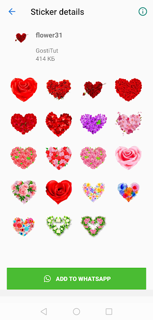 WASticker Flower Stickers Screenshot 2