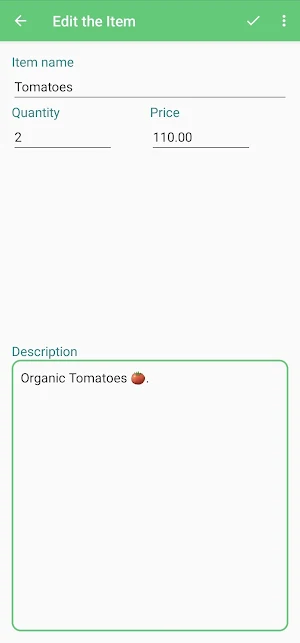 SAGL - Shopping List app Screenshot 1