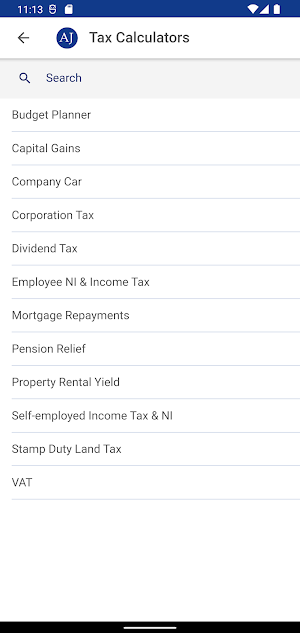 Ashley James Accountants Screenshot 2