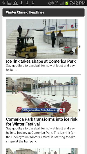 Hockey in the D - WDIV Detroit Screenshot 3