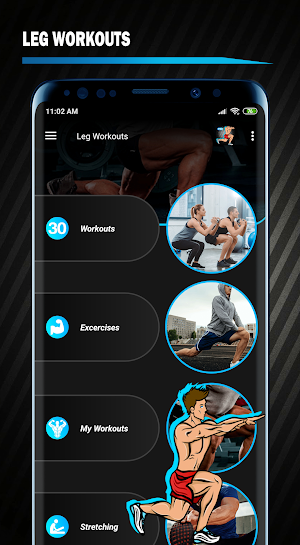 Leg Workout At Home No Equipment : Strong Legs PRO Screenshot 0