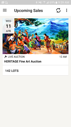 MASTERPIECE Auction Screenshot 0