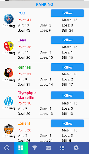 Ligue 1 Matches Schedule 2023 Screenshot 1