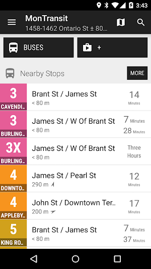 Burlington Transit Bus - MonTransit Screenshot 0