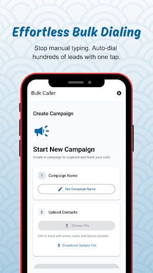 BulkDial: CSV & Excel Dialer Screenshot 1