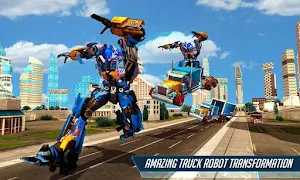 Heavy Truck Robot Giant Truck Driver Simulator Screenshot 3