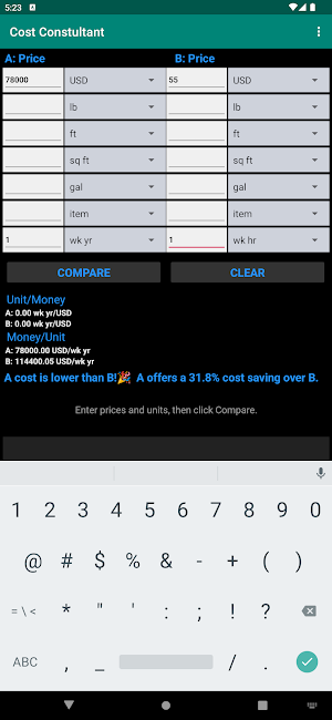 Cost Consultant screenshot 2