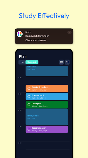 Dotty School Planner & Study Screenshot 3