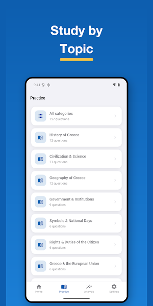 Greek Citizenship Test 2026 Screenshot 3