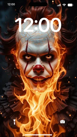 Scary Clown Wallpaper Screenshot 2