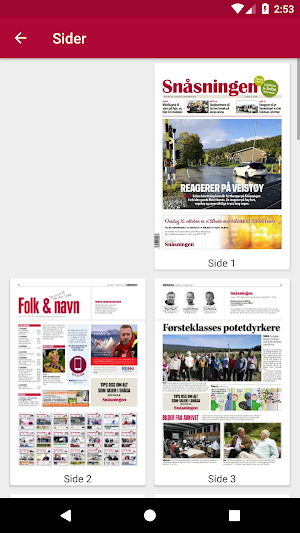 Snåsningen eAvis Screenshot 3