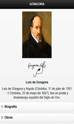 Luis de Góngora y Argote Screenshot 1