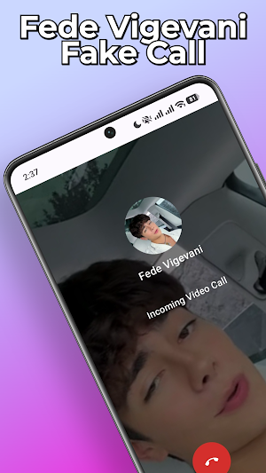 Fede Vigevani Fake Call & Chat Screenshot 0