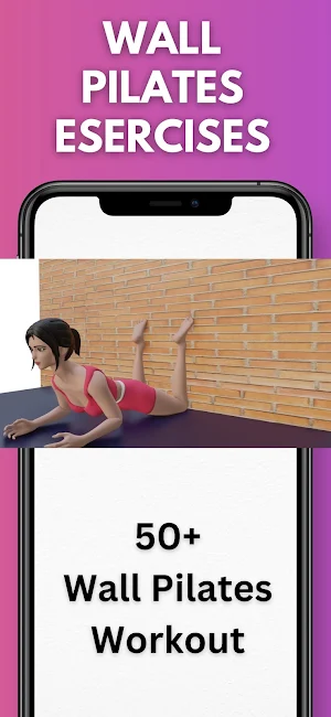 Wall Pilates workout at home Screenshot 1