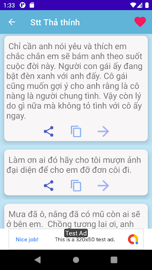 Stt Thả Thính - Tâm Trạng Screenshot 2