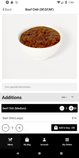 Paramount Fresh Catering Screenshot 2