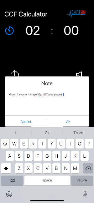 Chest Compression Fraction Timer for CPR Training Screenshot 1