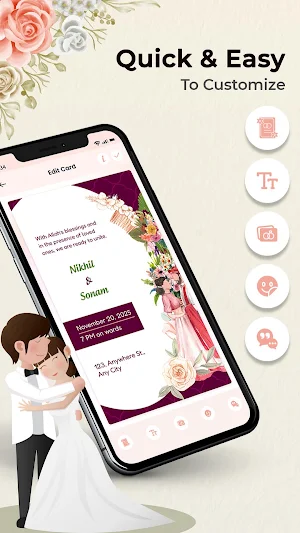 Wedding Card Maker: Invitation Screenshot 1