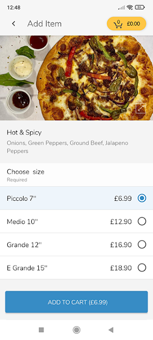 Olive Pizza Kitchen Screenshot 2