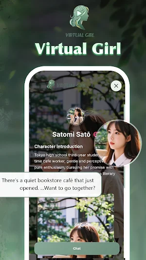 Virtual girl – AI video Screenshot 0