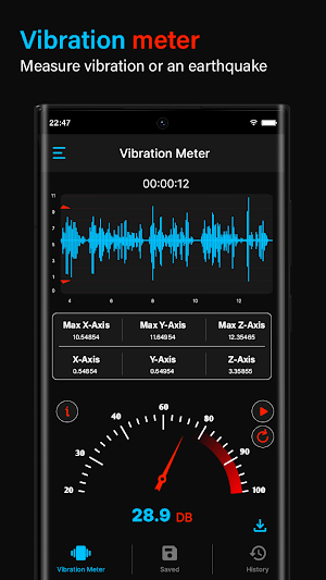 Vibration Meter – Vibrometer Screenshot 0
