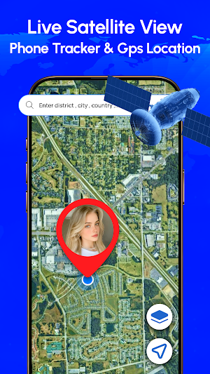 GPS Tracker & Live Earth Map Screenshot 1
