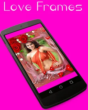 Flower Photo Frame with Love & Screenshot 1