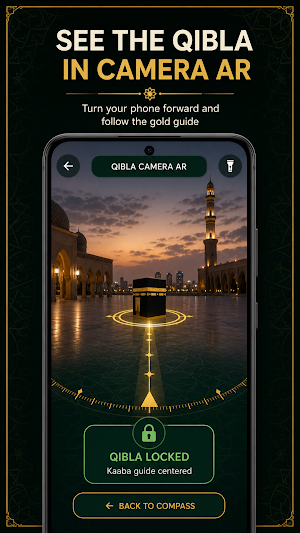 Qibla Locator AR 3D Screenshot 3