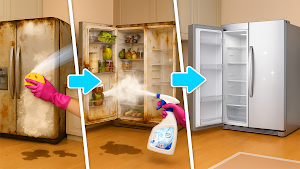 Home Clean Makeover ASMR Game Screenshot 2