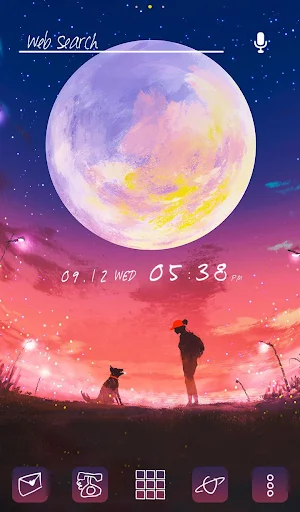 Beautiful Wallpaper Moonlight Memory Theme Screenshot 0
