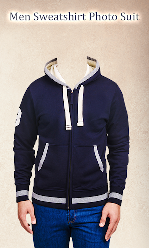 Men Sweatshirt Photo Suit Screenshot 2