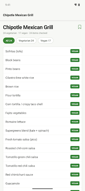 What's Vegetarian Screenshot 1
