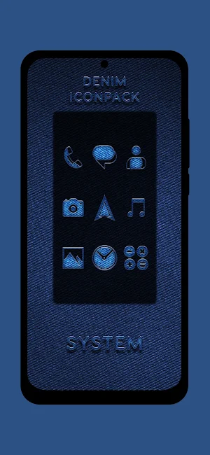 Denim Blue Icon Pack Screenshot 0