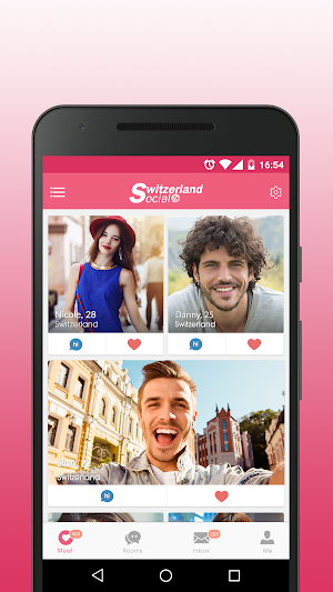 Switzerland Social ♥ Dating app & Meet Singles ♥ Screenshot 0