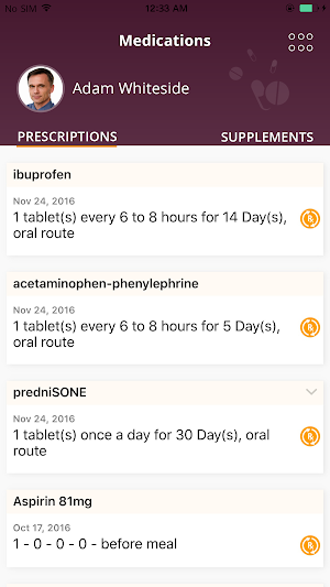 Be Well PHR Screenshot 2