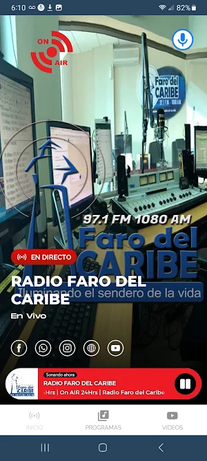 Radio Faro del Caribe Screenshot 1