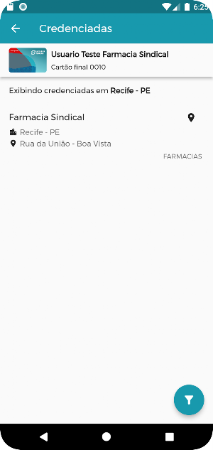 Cartão Farmácia Sindical Screenshot 2